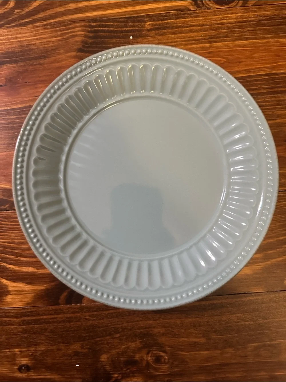 Lenox ice blue pearl salad dessert plates like new